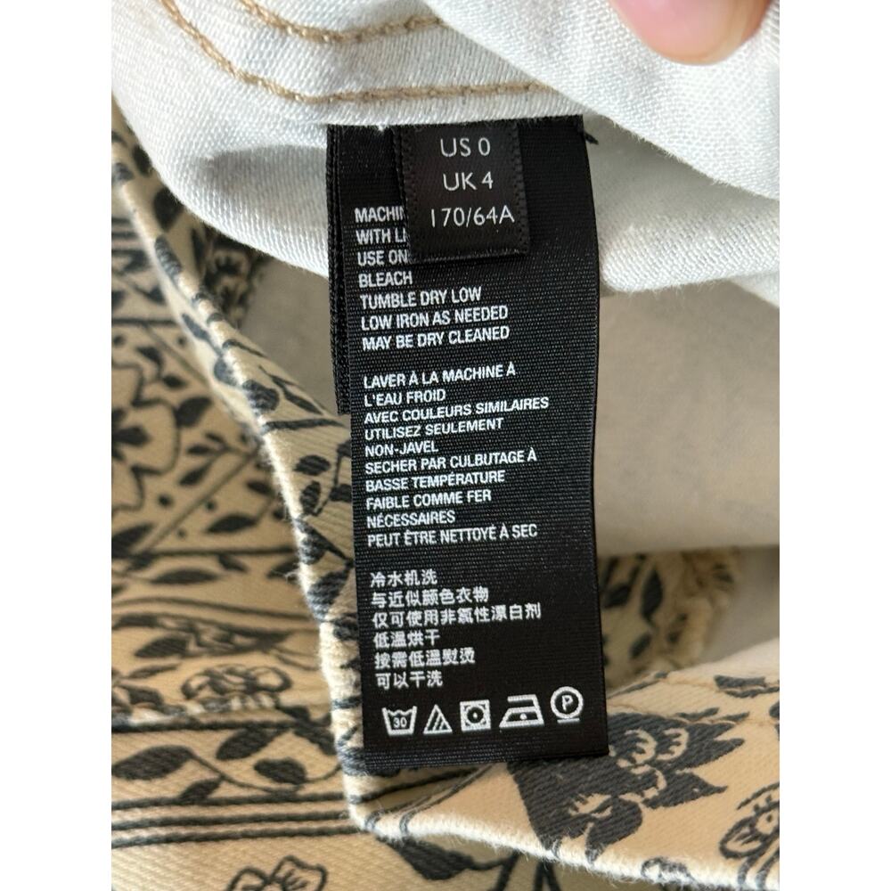 Free People Modern Femme denim miniskirt skirt size 0 - Picture 6 of 9